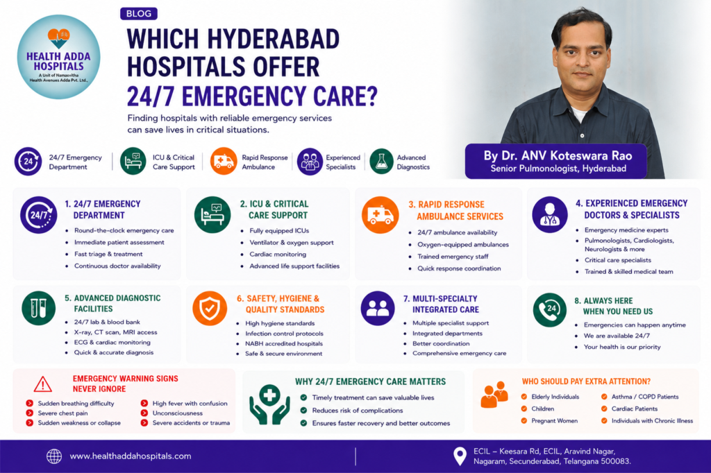 ​ 24/7 emergency care hospitals in Hyderabad​, Emergency hospitals Hyderabad Emergency care Hyderabad​, ICU hospitals Hyderabad​, Best emergency hospital Hyderabad​, Emergency ambulance Hyderabad​, Critical care hospitals Hyderabad​, Emergency specialists Hyderabad​, Trauma care Hyderabad​, 24-hour hospital Hyderabad​, Emergency ICU Hyderabad​, Emergency treatment Hyderabad​, Multi-specialty emergency care Hyderabad​, Pulmonology emergency care Hyderabad​, Emergency medical support Hyderabad​