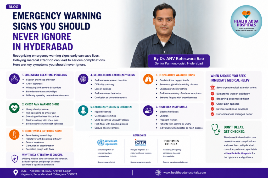 Chest Pain Warning Signs in Hyderabad